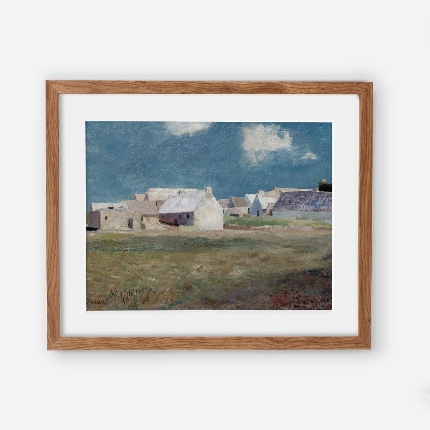 Vintage Village Wall Art Print