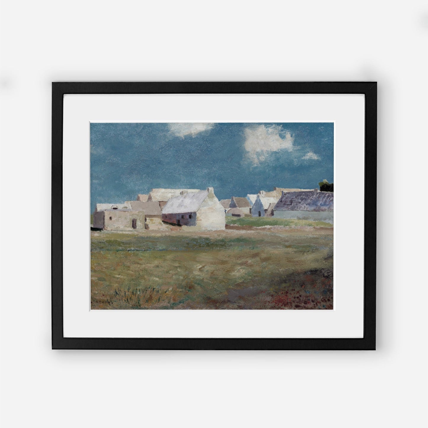 Vintage Village Wall Art Print