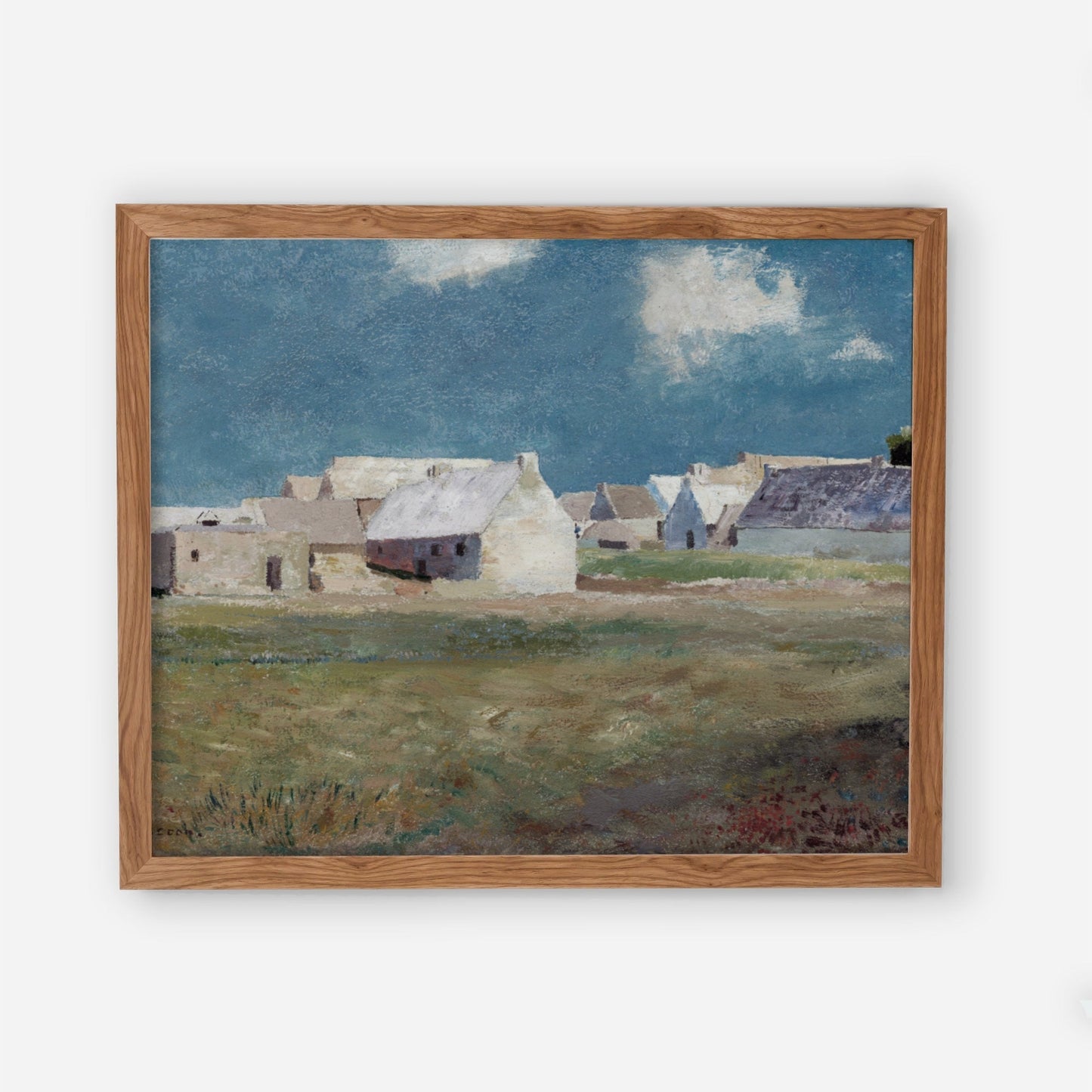 Vintage Village Wall Art Print