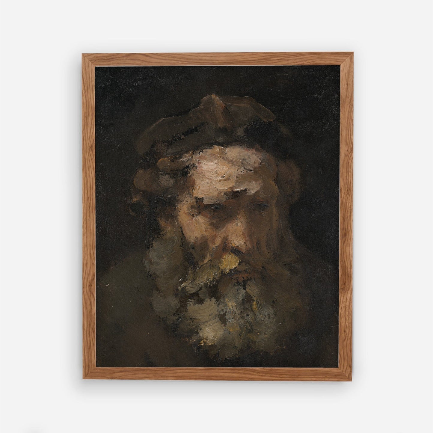 Vintage dark portrait of a man