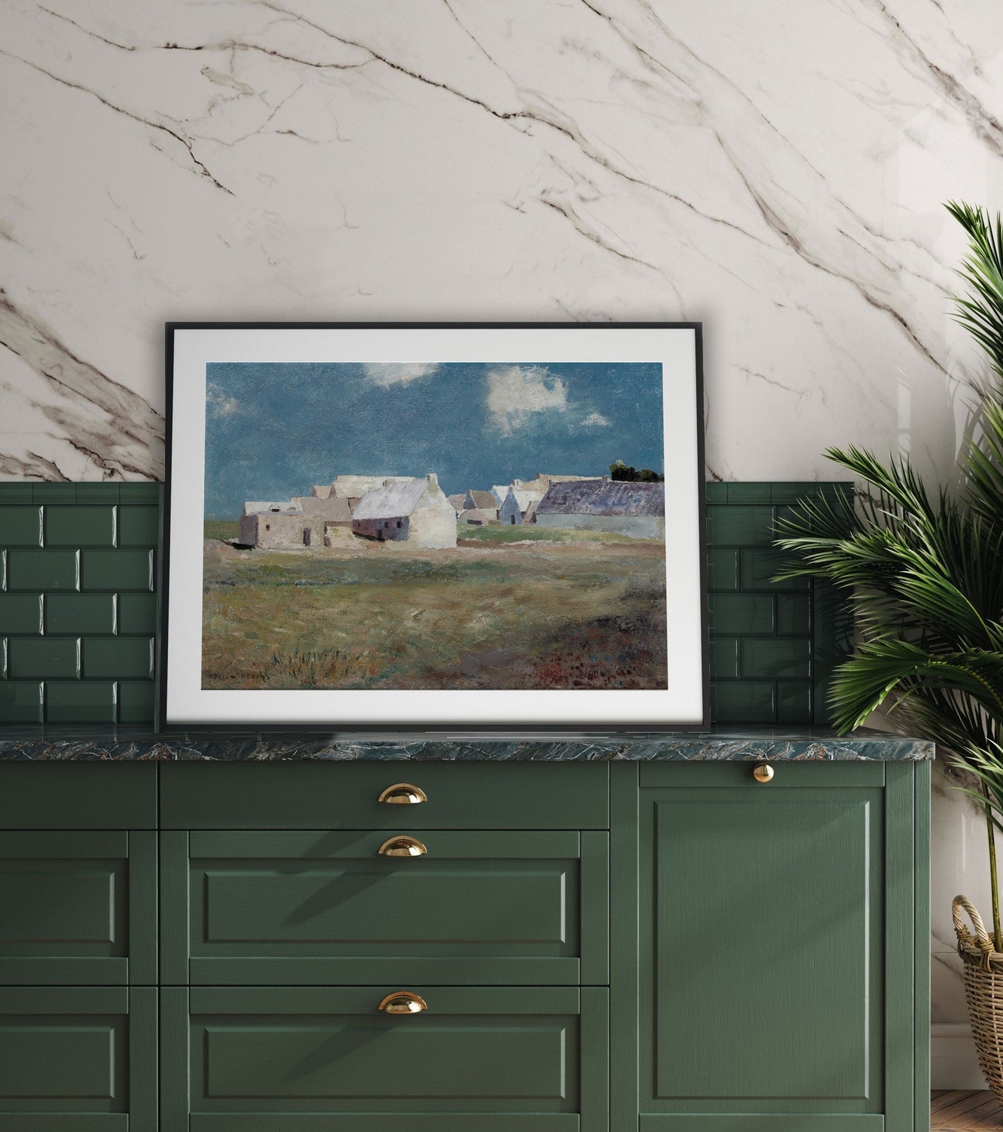 Vintage Village Wall Art Print
