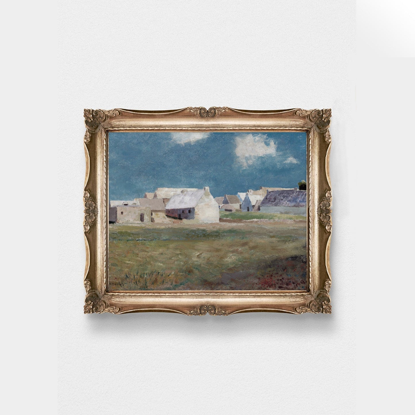 Vintage Village Wall Art Print