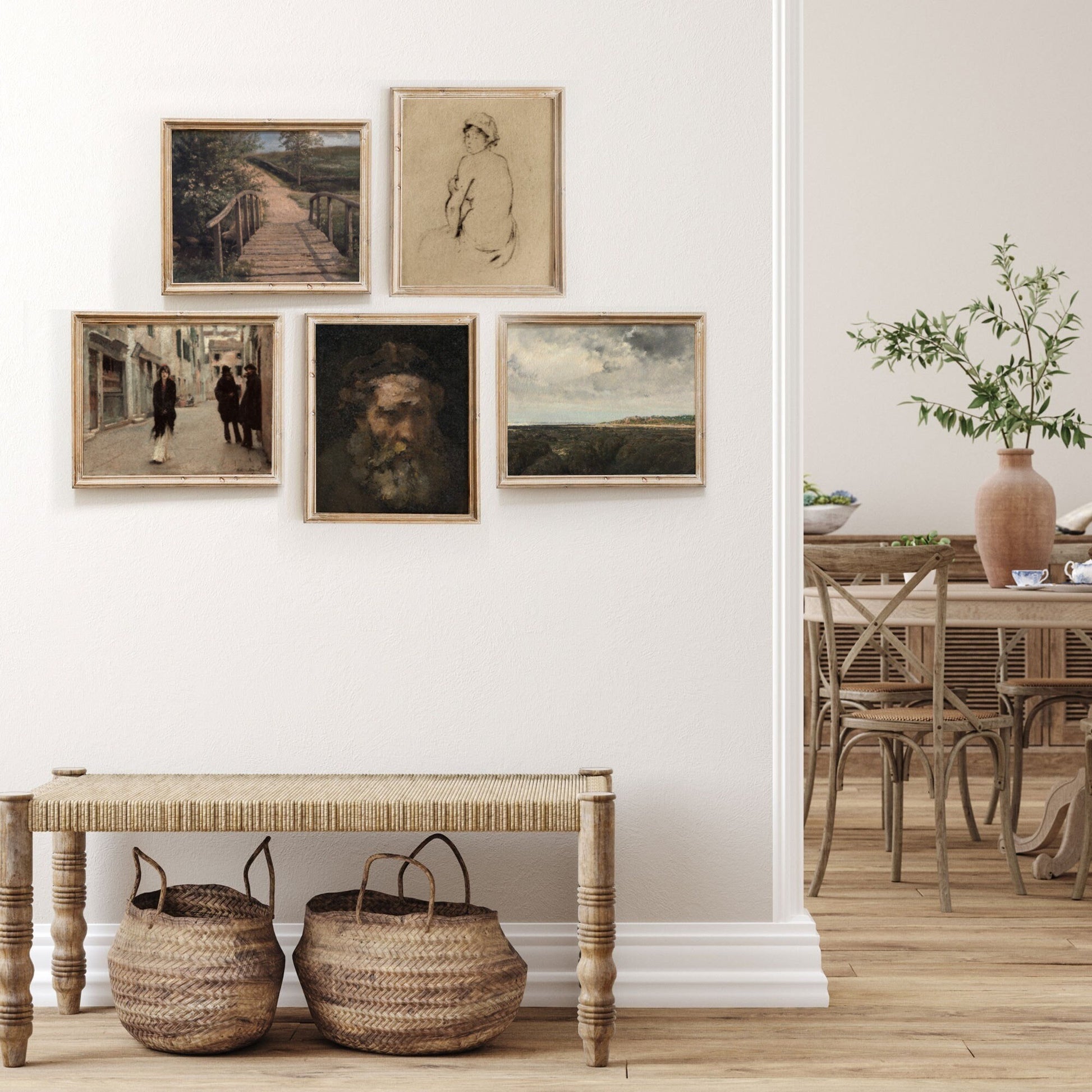 Printed Vintage Gallery Wall Art