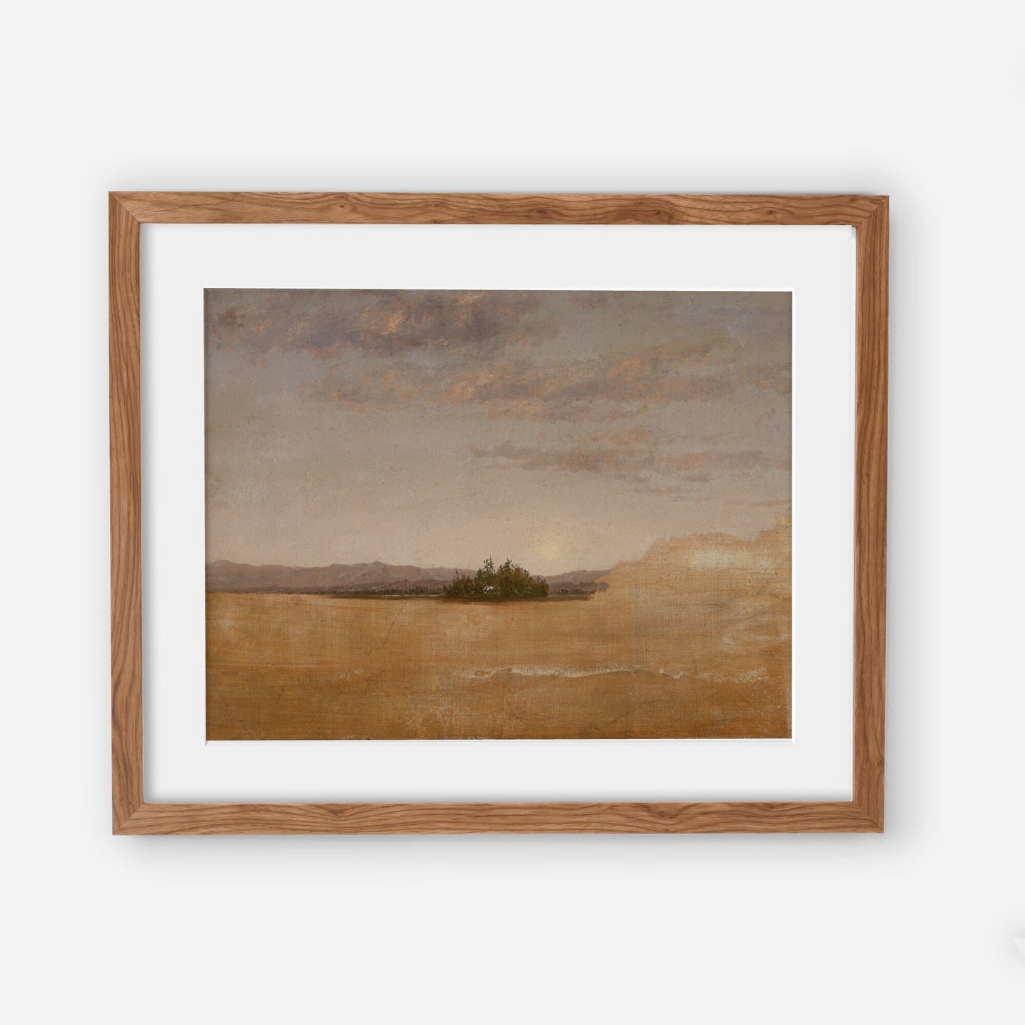 Vintage Landscape Field Wall Art Print