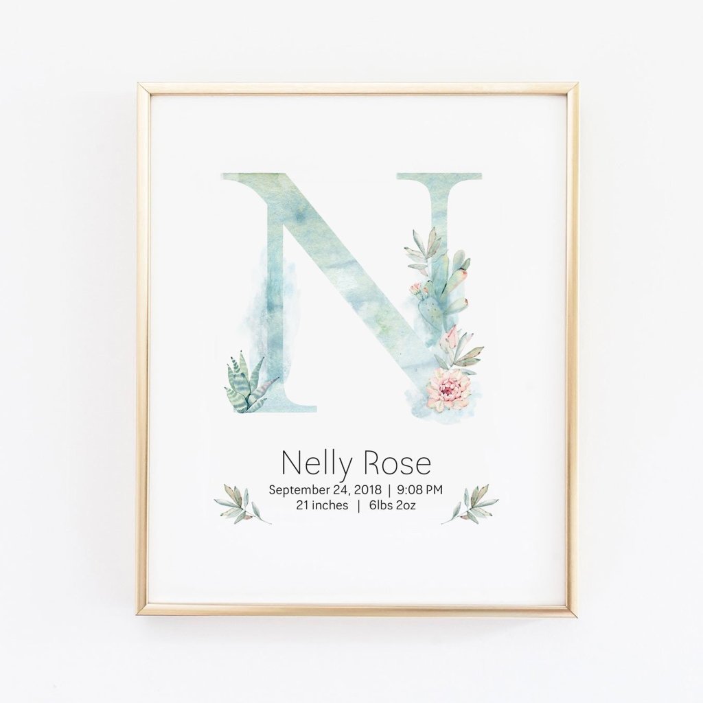 nursery name decor