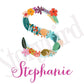 Wall and Wonder Wall Prints Personalized Baby Name Wall art - Vintage floral letters