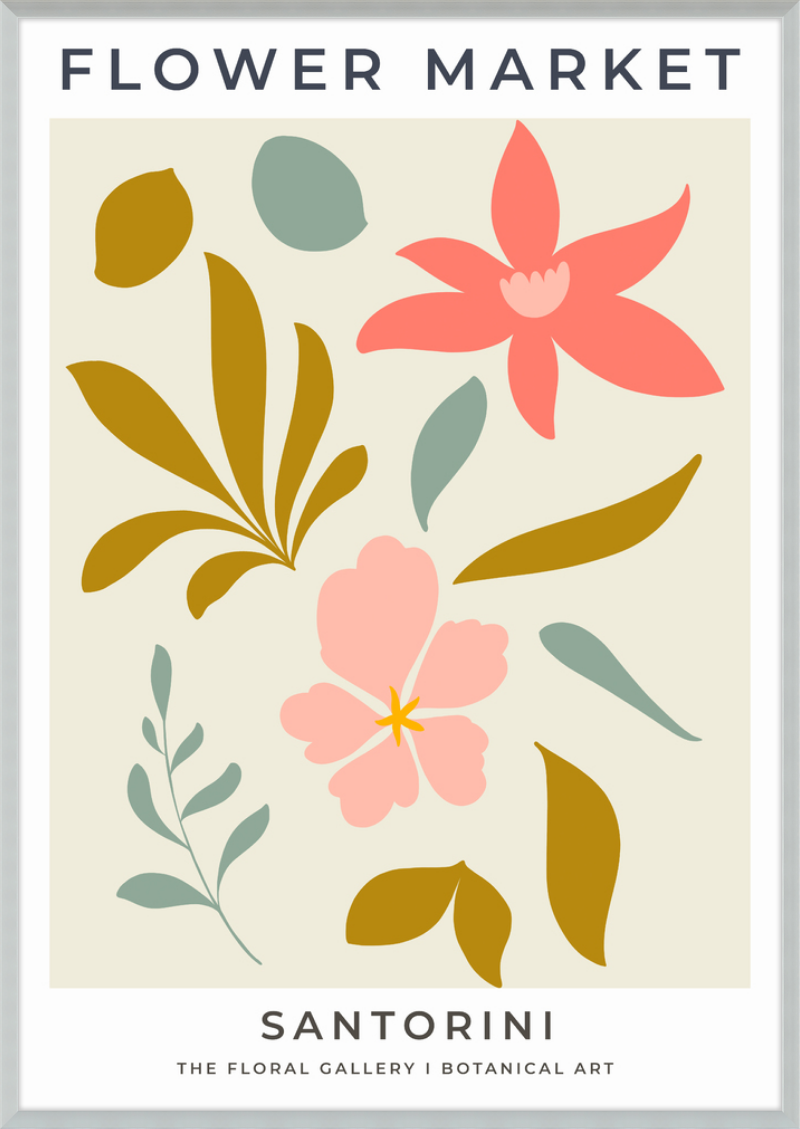 Vase Floral Poster - 02