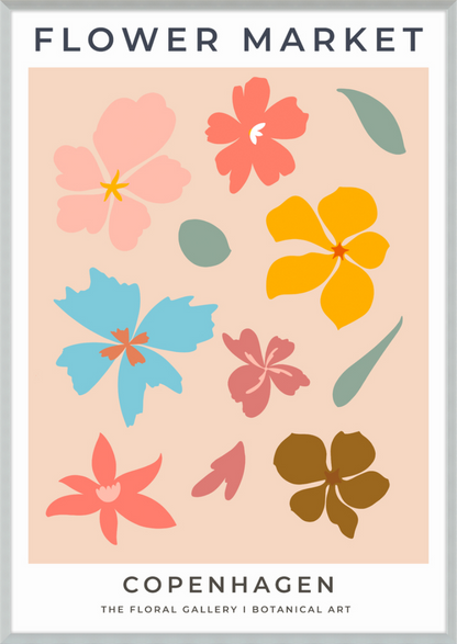 Flower Market Poster - 04