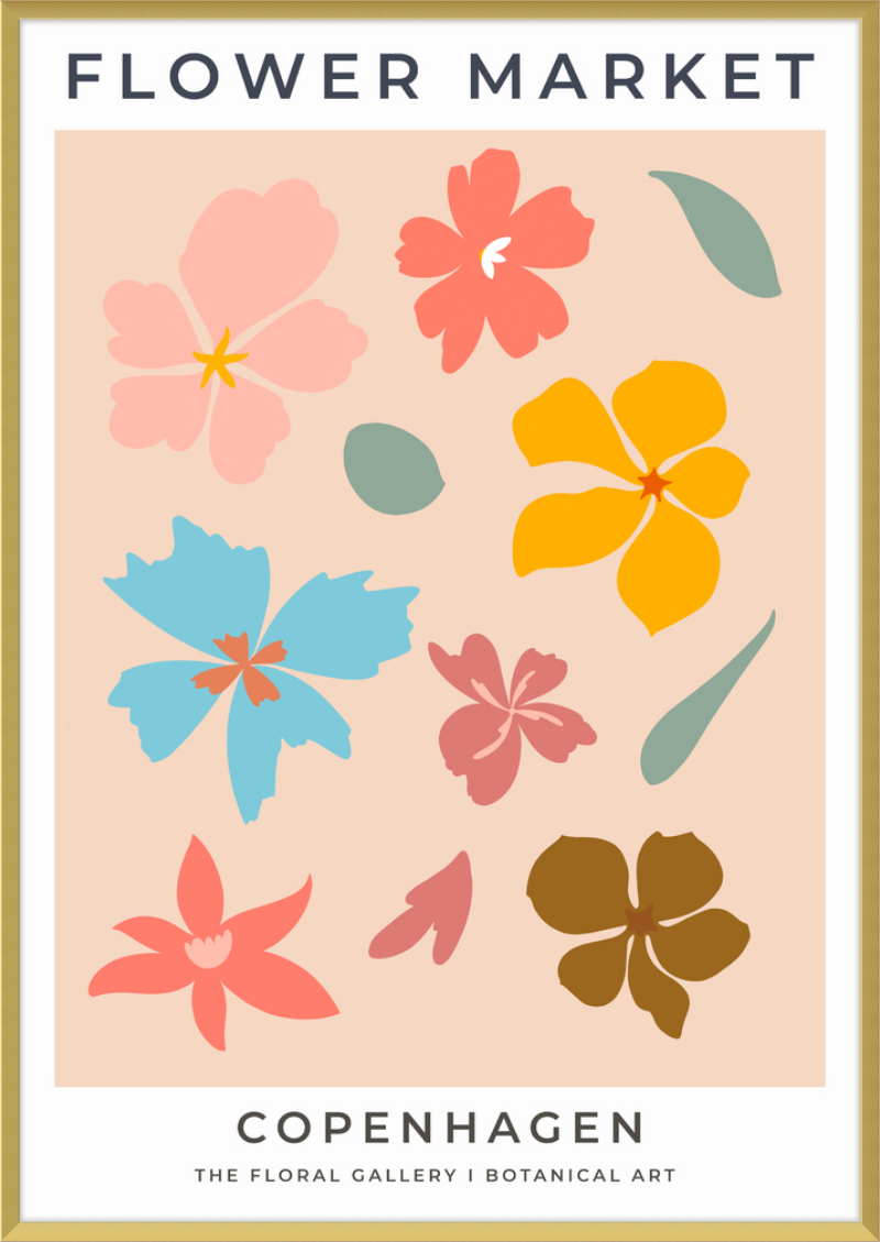 Flower Market Poster - 04