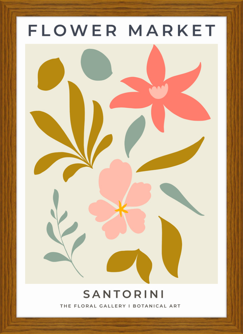 Vase Floral Poster - 02