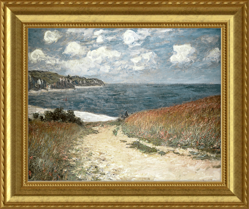 Sandy Beach Path - Claude Monet