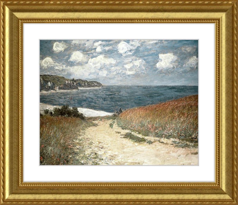 Sandy Beach Path - Claude Monet