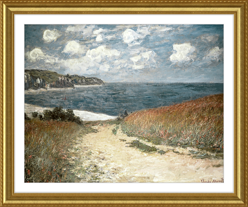 Sandy Beach Path - Claude Monet