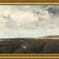 Cliff Side - Long Vintage Landscape Framed Art