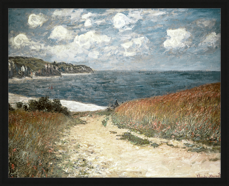 Sandy Beach Path - Claude Monet