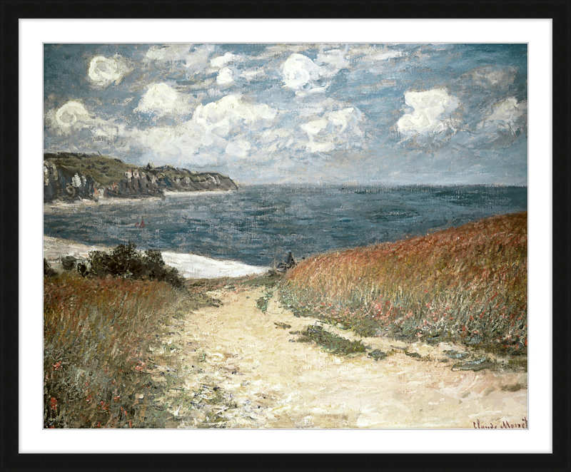 Sandy Beach Path - Claude Monet