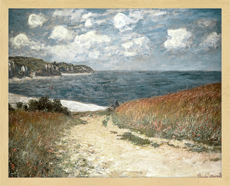 Sandy Beach Path - Claude Monet