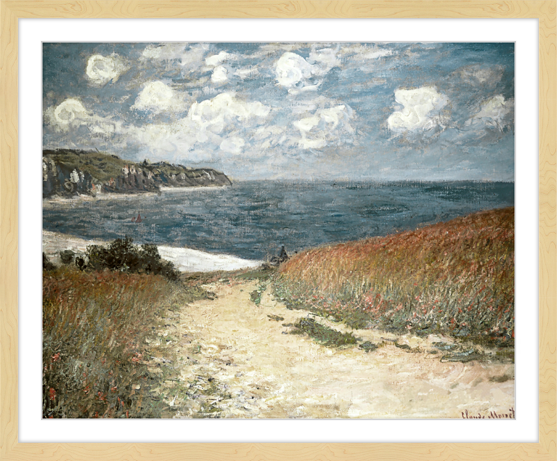 Sandy Beach Path - Claude Monet