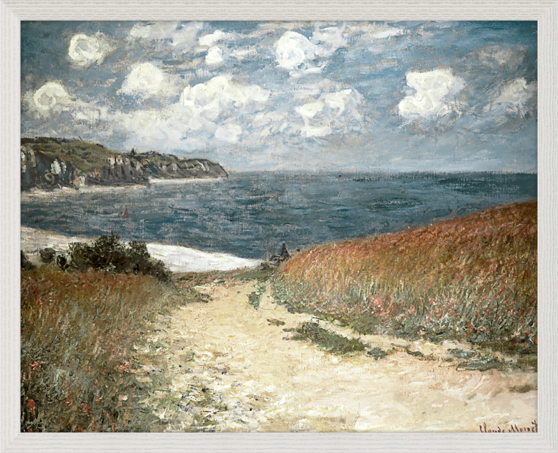 Sandy Beach Path - Claude Monet