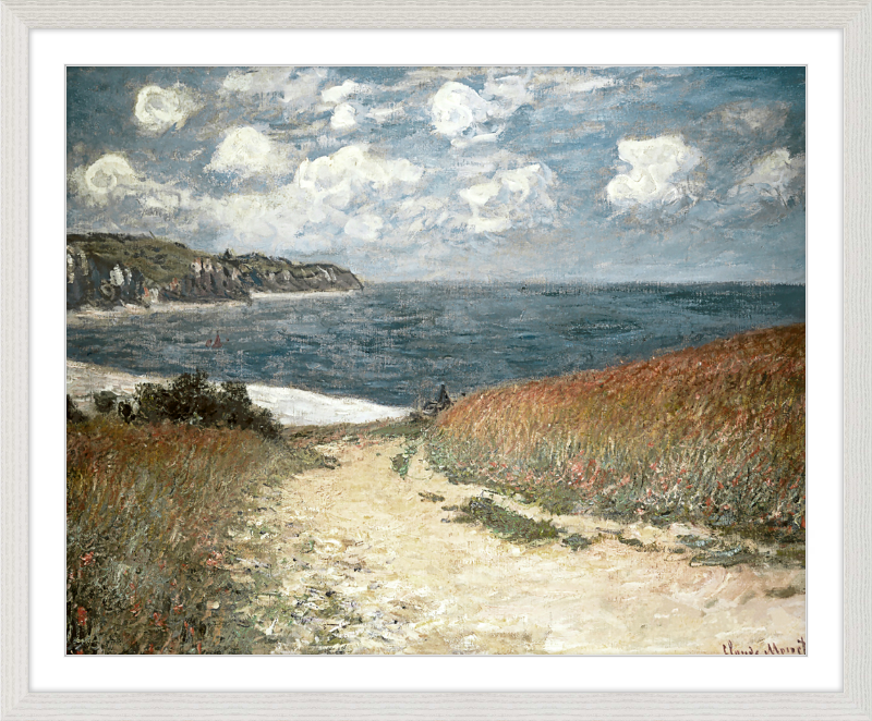 Sandy Beach Path - Claude Monet