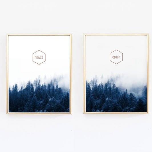 Peace and Quiet Forest Wall Print - Wall Prints