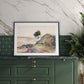 Watercolor with Tree Landscape Wall Art