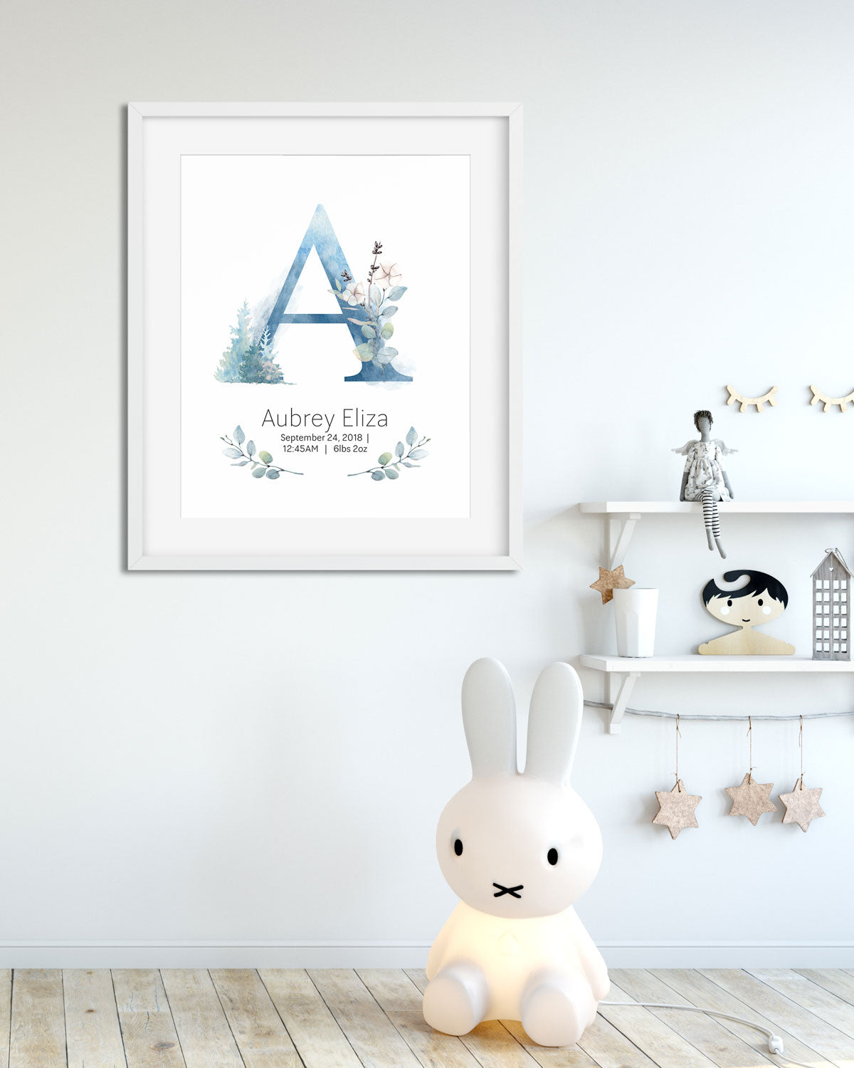 Personalised nursery wall sales art