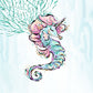 Custom Name Teal Mermaid Wall Art for Nursery