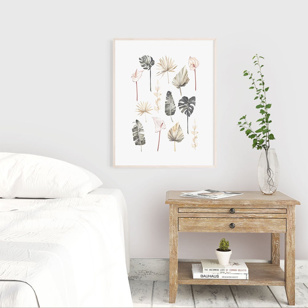 Monstera Botanical Tropical Wall Art