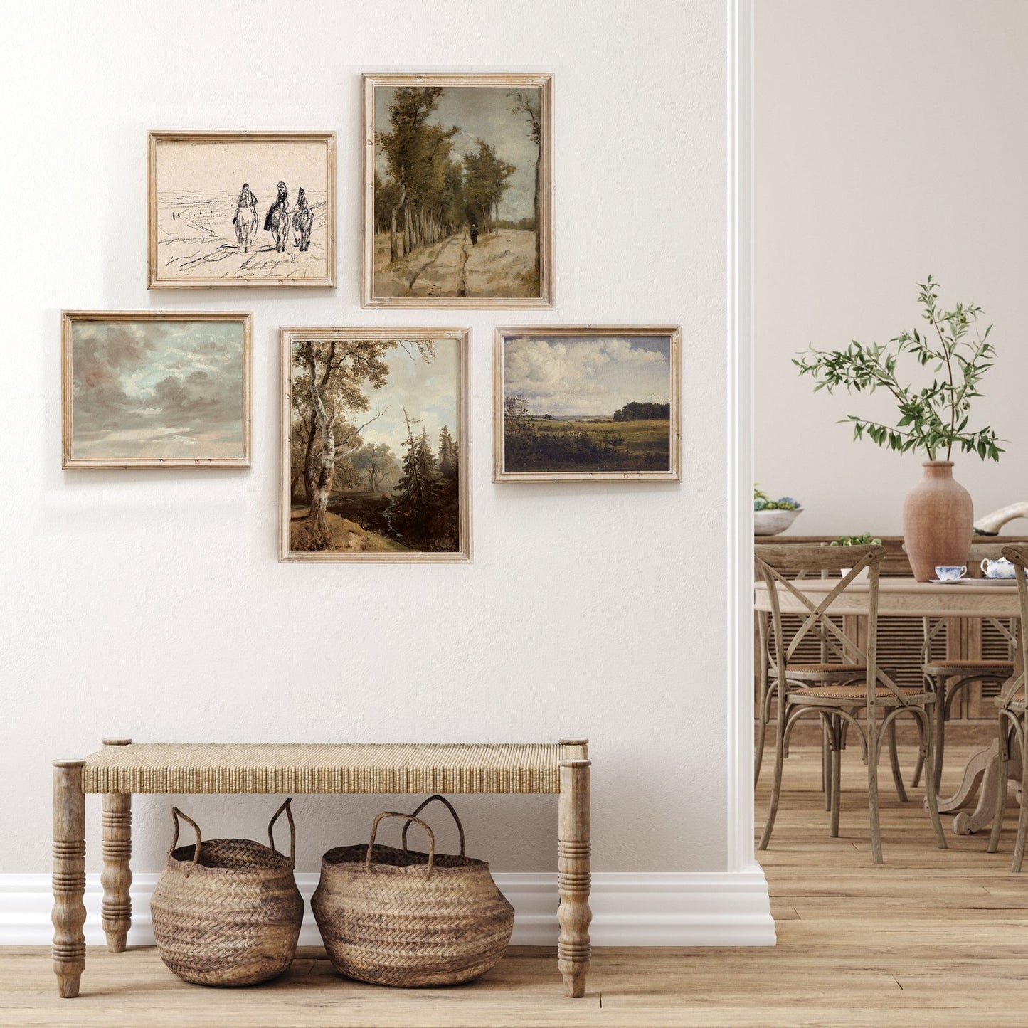 Printed Vintage Gallery Wall Art 