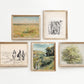 Landscape Vintage and Sketches Gallery Wall Art 