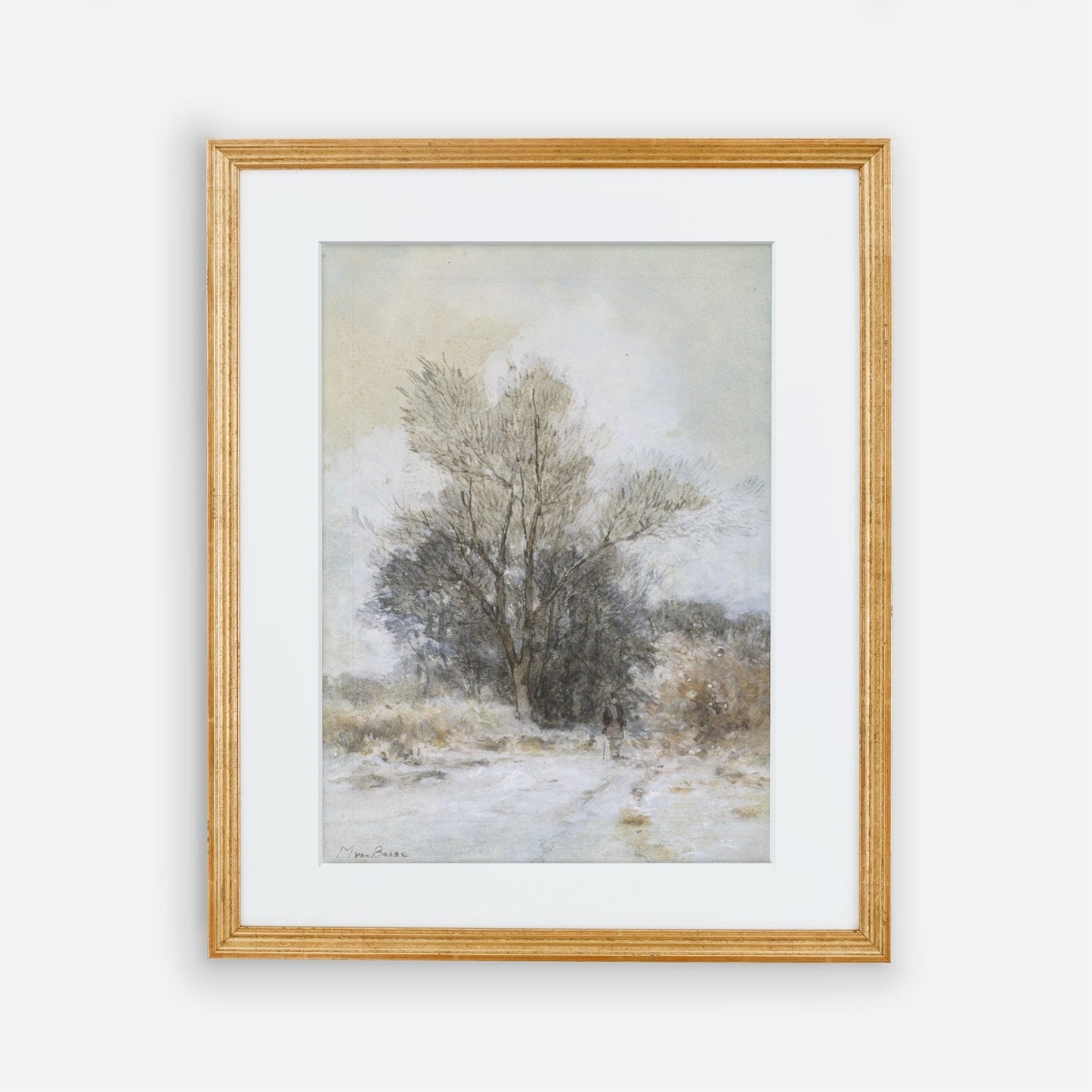 Winter Wall Art of tree 