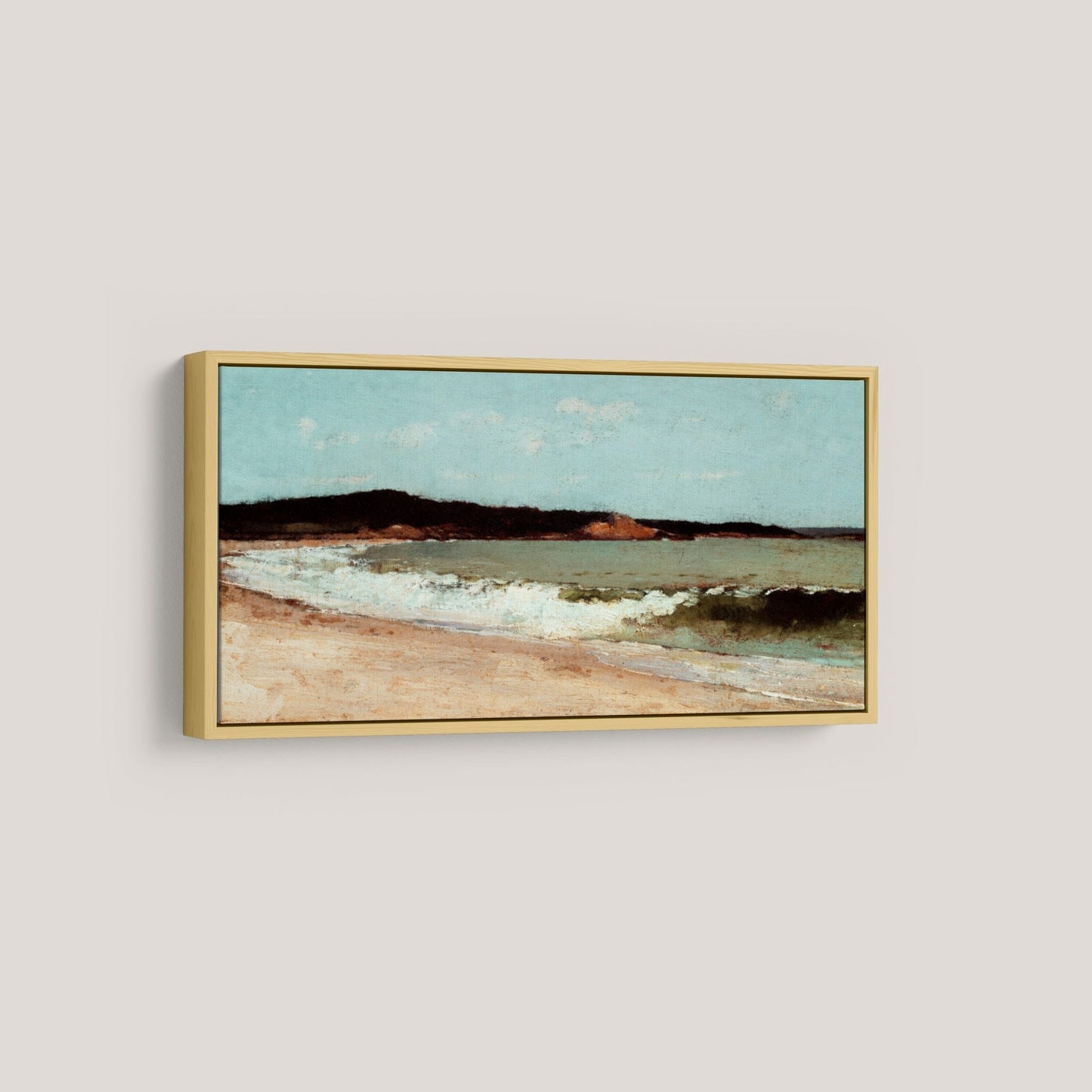 Vintage Ocean Wave Print 