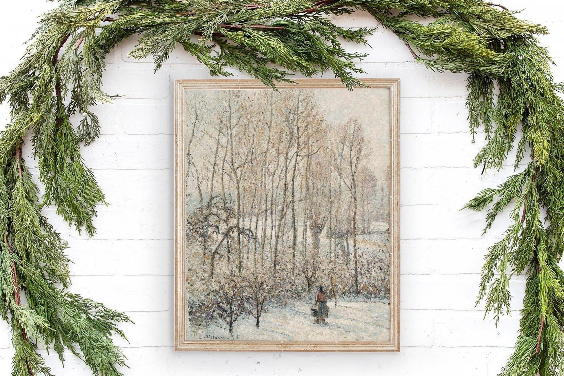 Trees Winter Wall Art 