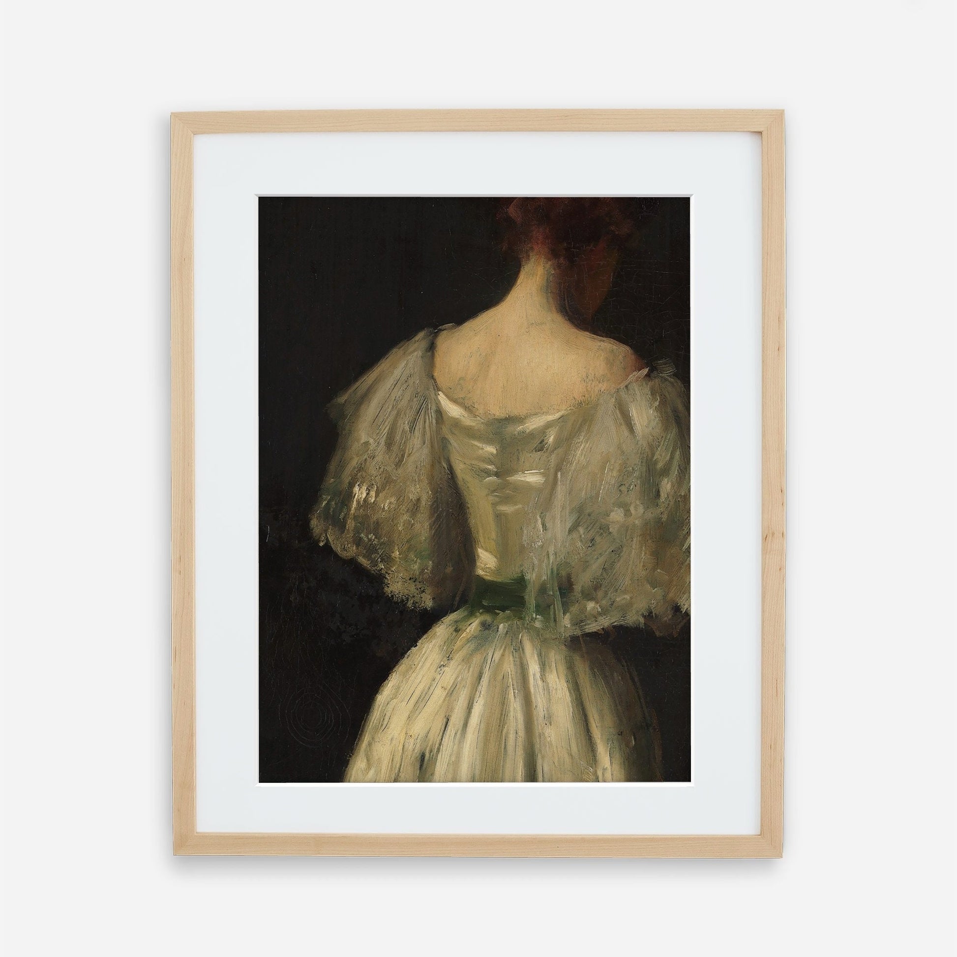 Woman Portrait Oil Painting Print