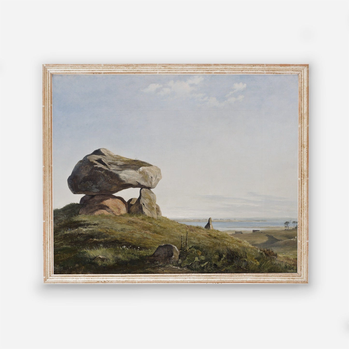 Danish Landscape Vintage Artwork 