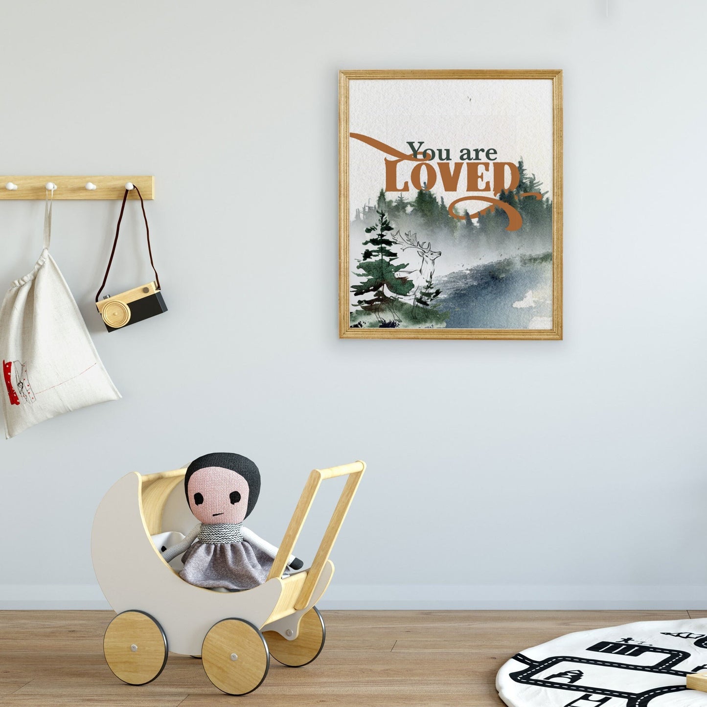 Boy Forest Nursery Wall Art