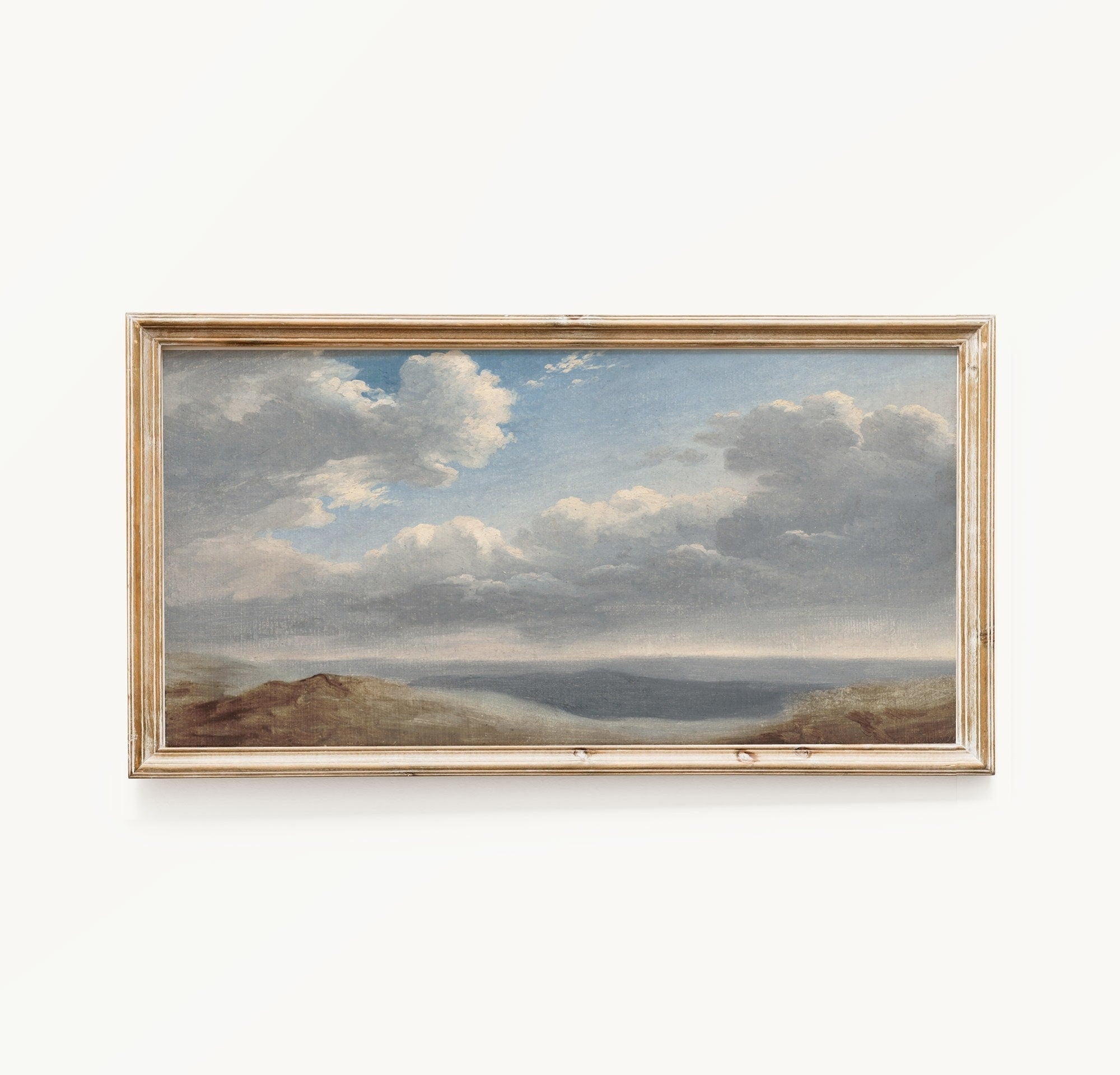 Studio mcgee painting horizontal landscape deals framed canvas