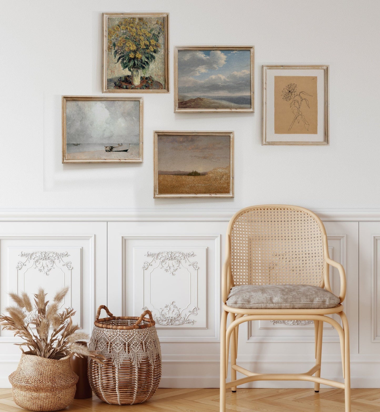 Printed Vintage Gallery Wall Art