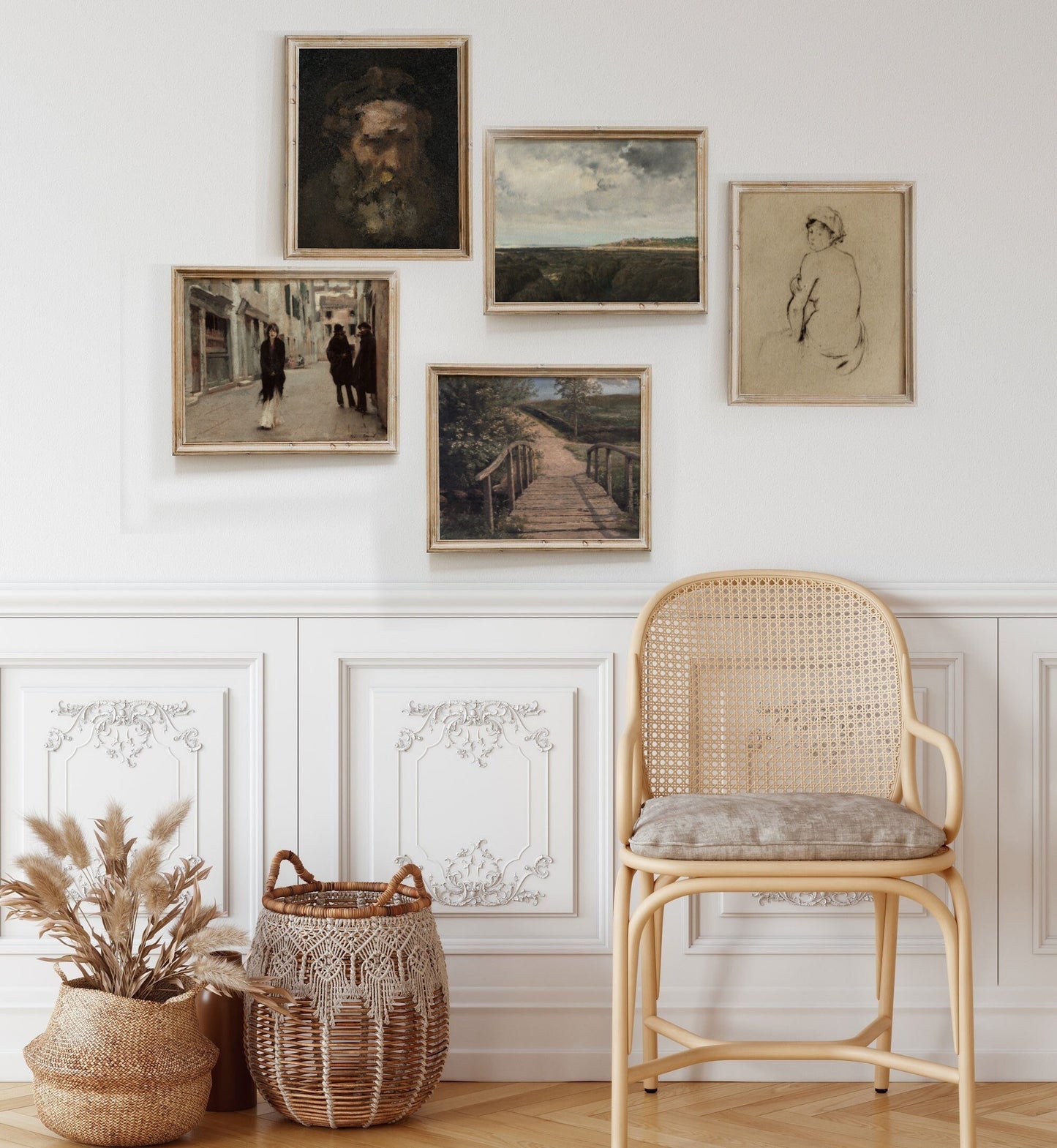 Printed Vintage Gallery Wall Art